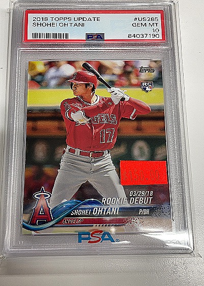 2018 Topps Update #US285 Shohei Ohtani Rookie Card — front