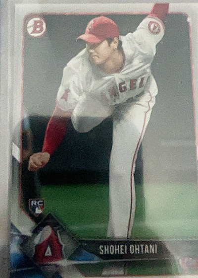 2018 Bowman #49 Shohei Ohtani Rookie Card — front