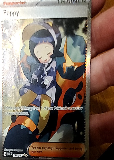 Pokémon TCG 2023 Poppy 227/197 Obsidian Flames Special Illustration Rare — front