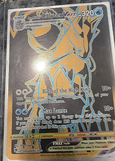 2022 Pokémon Sword & Shield Astral Radiance Ice Rider Calyrex VMAX #TG29/TG30 — front