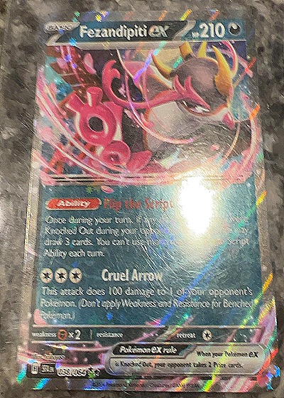 2024 Pokémon SV: Shrouded Fable #038/064 Fezandipiti ex — front