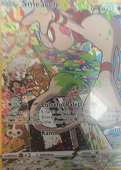 2022 Pokémon Sword & Shield Silver Tempest Trainer Gallery #TG10/TG30 Smeargle — front