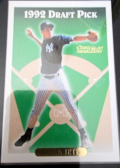 1992 Topps #98 Derek Jeter Draft Pick Rookie Card — front