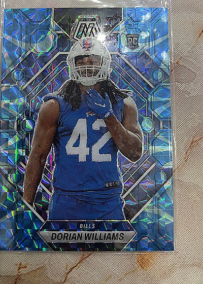 2023 Panini Mosaic #317 Dorian Williams Rookie Card — front
