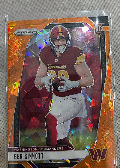2024 Panini Prizm Ben Sinnott RC Washington Commanders — front
