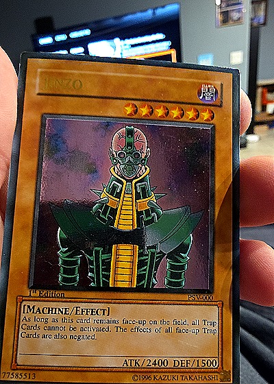 Yu-Gi-Oh! Jinzo PSV-000 Pharaoh's Servant 1st Edition — front