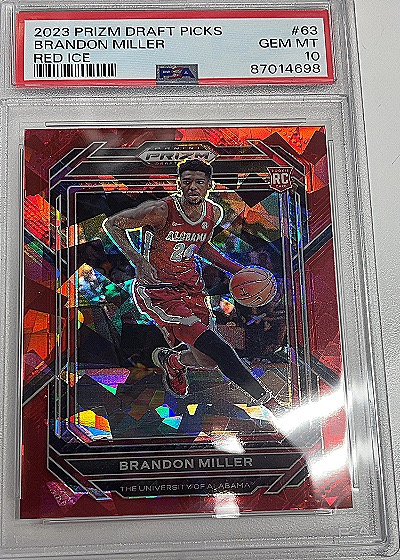 2023 Panini Prizm Draft Picks #63 Brandon Miller — front