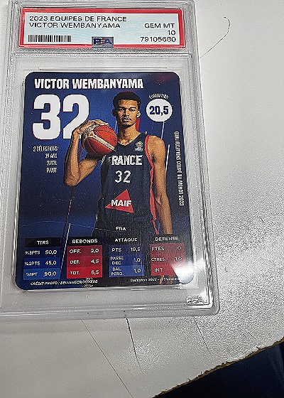 2023 Slam Deck Equipes de France Victor Wembanyama #32 — front