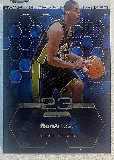 2002-03 Topps Finest #23 Ron Artest — front