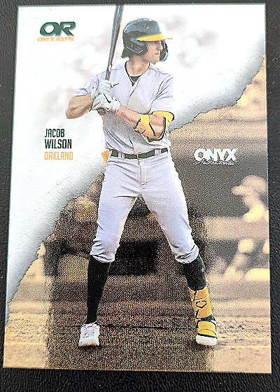 2024 Onyx Rips Jacob Wilson Oakland Athletics — front