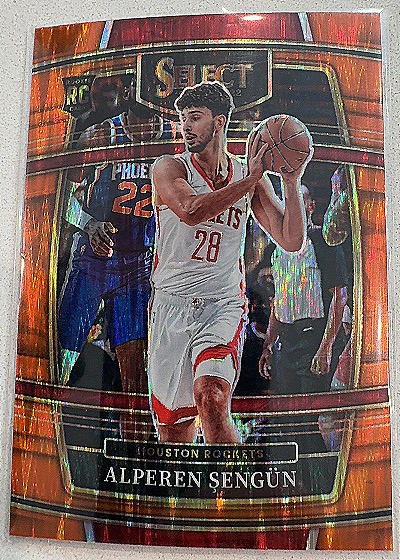 2021-22 Panini Select #19 Alperen Sengun Orange Flash — front