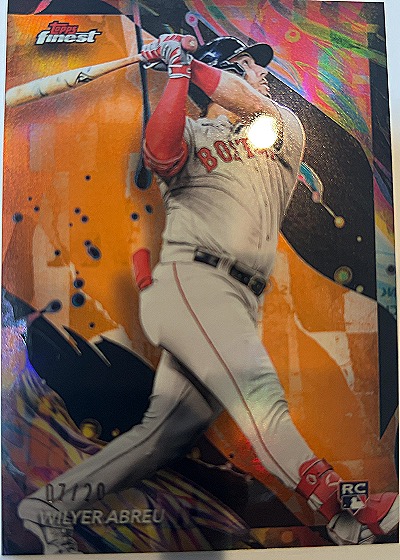 2024 Topps Finest Vleyer Abreu RC Boston Red Sox — front