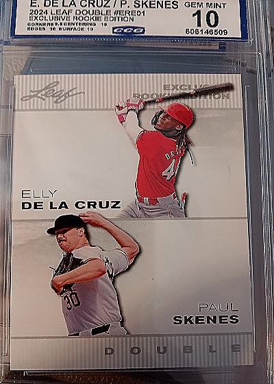 2024 Leaf Double Exclusive Rookie Edition Elly De La Cruz / Paul Skenes — front
