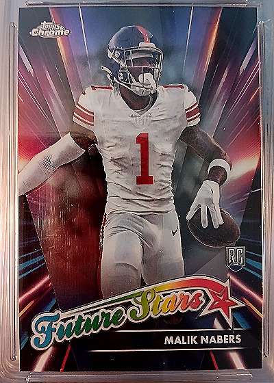 2024 Topps Chrome Malik Nabers Future Stars #FS-9 — front