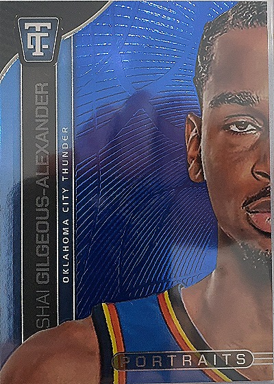 2024-25 Panini Totally Certified Portraits #5 Shai Gilgeous-Alexander — front
