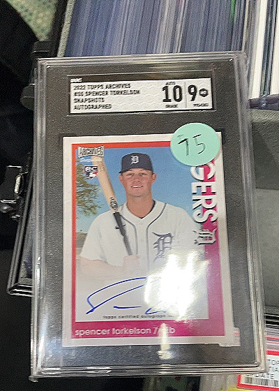 2022 Topps Archives Snapshots #55 Spencer Torkelson Autograph — front