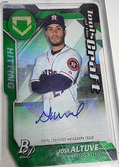 2017 Topps Bowman Platinum Tools of the Craft Jose Altuve — front