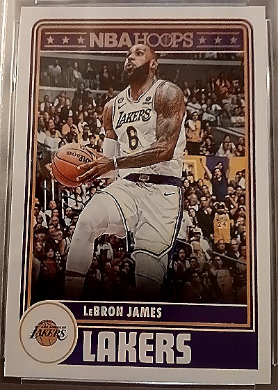 2023-24 Panini NBA Hoops #290 LeBron James Los Angeles Lakers — front