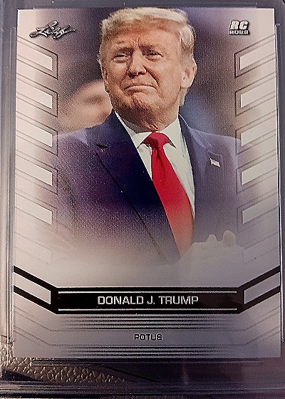 2022 Leaf POTUS #RC-14 Donald J. Trump Rookie Card — front