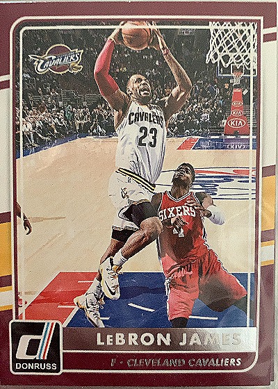2015-16 Donruss #144 LeBron James — front