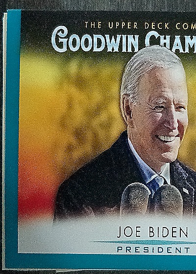 2021 Upper Deck Goodwin Champions #78 Joe Biden — front