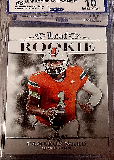 2024 Leaf Rookie Achievement #RA85 Cameron Ward — front