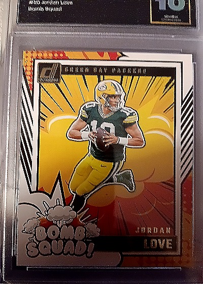 2024 Panini Donruss #10 Jordan Love Bomb Squad — front