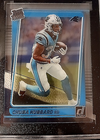 2021 Panini Donruss Optic #225 Chuba Hubbard Rated Rookie — front