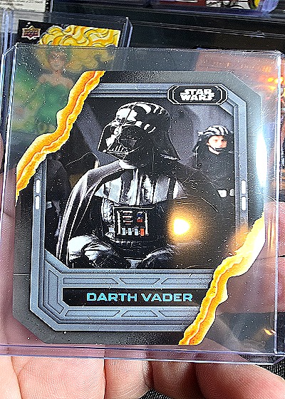2023 Topps Star Wars Flagship LS-11 Darth Vader Lightsaber Stylings Die Cut Insert — front