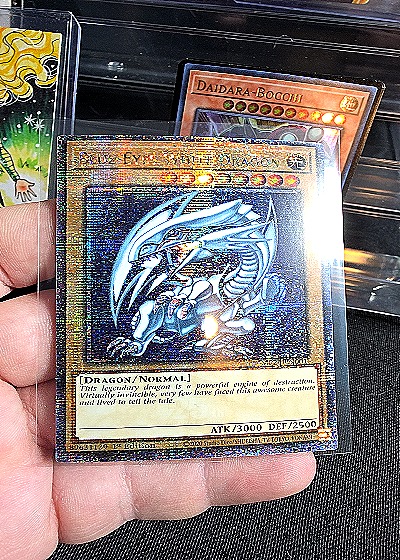 2024 Yu-Gi-Oh! Blue-Eyes White Dragon MP24-EN001 Quarter Century Secret Rare — front