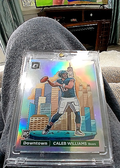 2024 Panini Donruss Downtown #21 Caleb Williams Rookie Card — front