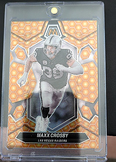 2024 Panini Mosaic Maxx Crosby Honeycomb — front