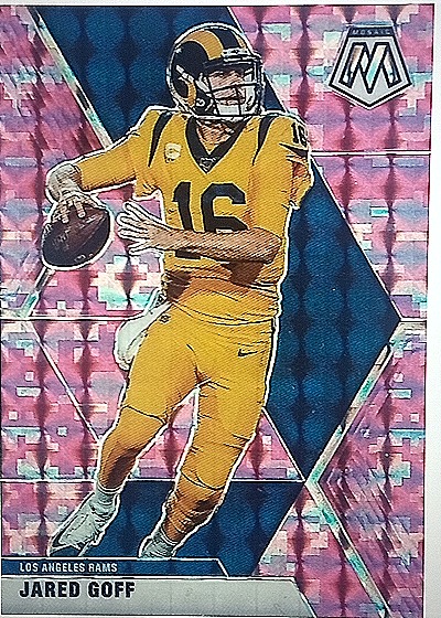 2020 Panini Mosaic #117 Jared Goff Los Angeles Rams — front