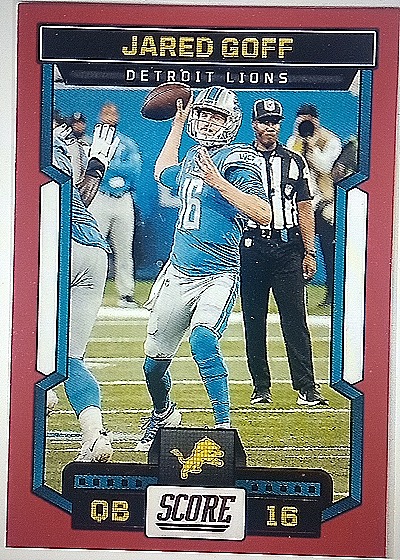 2023 Panini Score #79 Jared Goff Detroit Lions — front