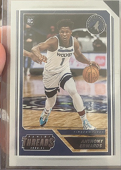 2020-21 Panini Chronicles Threads #87 Anthony Edwards — front