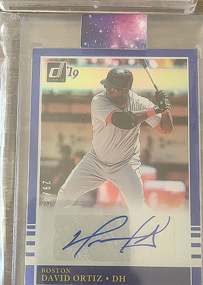 2019 Donruss #29/49 David Ortiz — front