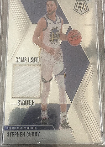 2019-20 Panini Mosaic #70 Stephen Curry — front