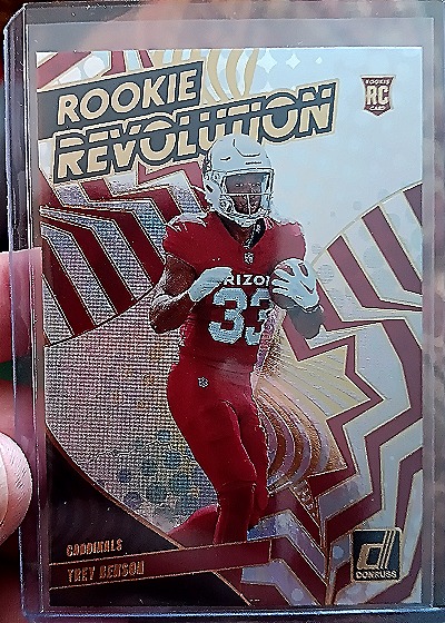 2024 Donruss #15 Trey Benson Rookie Revolution Arizona Cardinals — front