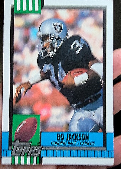 1990 Topps #285 Bo Jackson Los Angeles Raiders — front