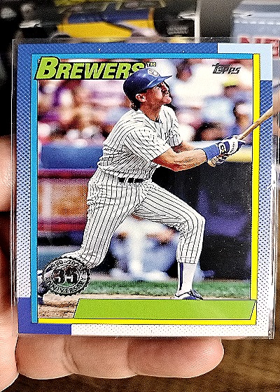 1990 Topps #T90-41 Robin Yount Milwaukee Brewers — front