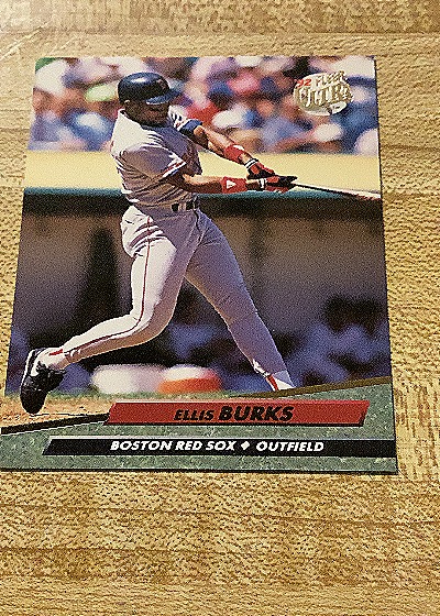 1992 Fleer Ultra #13 Ellis Burks Boston Red Sox — front