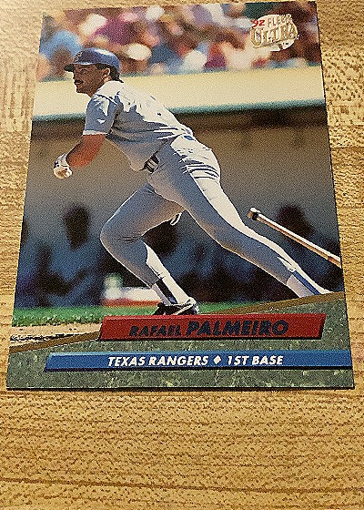 1992 Fleer Ultra #136 Rafael Palmeiro — front