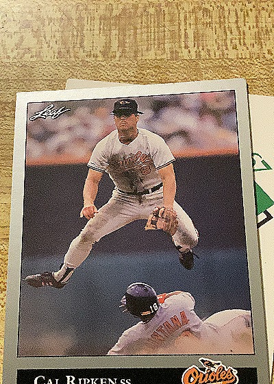 1992 Leaf #52 Cal Ripken Jr. Baltimore Orioles — front