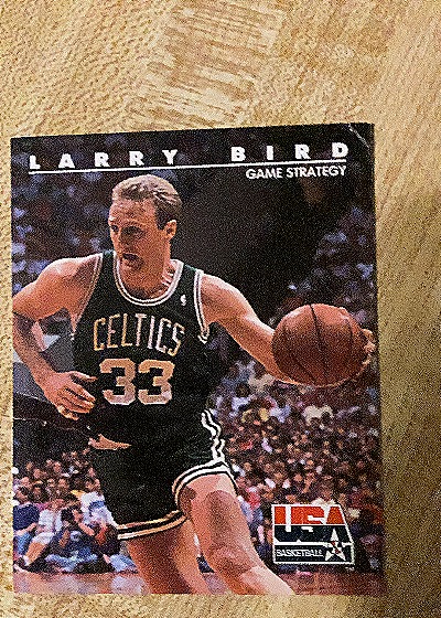 1992 Skybox USA Basketball #12 Larry Bird Game Strategy Boston Celtics — front
