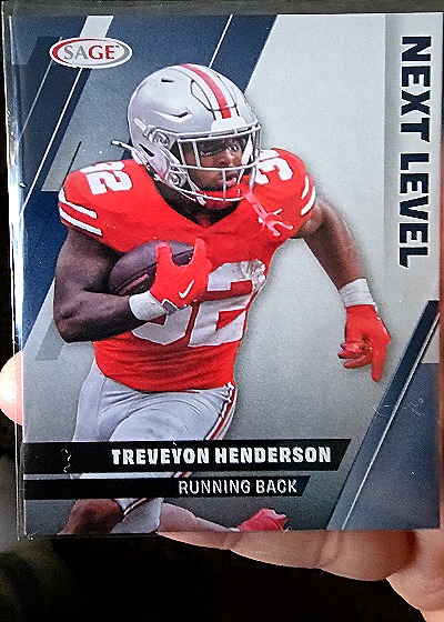 2025 Sage High Series #114 Treveyon Henderson — front
