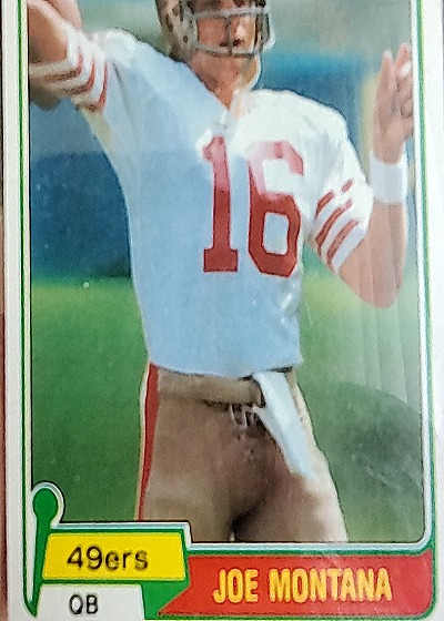 1981 Topps #216 Joe Montana — front