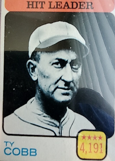 1973 O-Pee-Chee #471 The All-Time Hit Leader - Ty Cobb — front