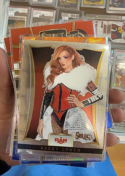 2024 Panini Select WWE Becky Lynch #21 Throwback Insert — front