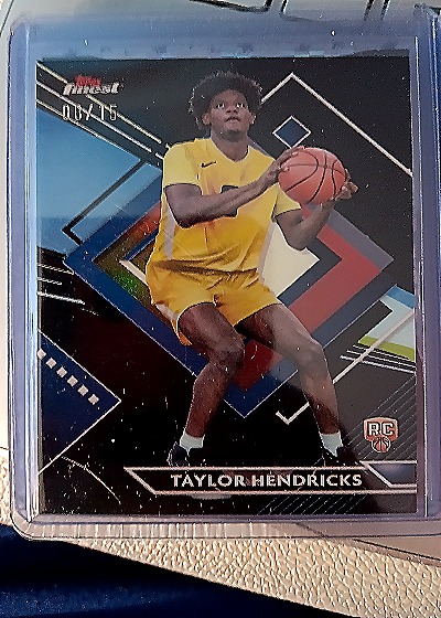 2023-24 Topps Finest #291 Taylor Hendricks — front