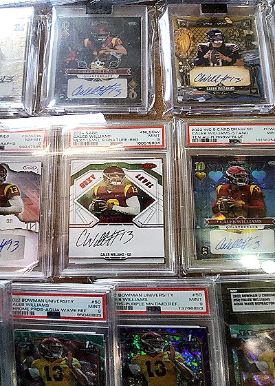 2023 Bowman Caleb Williams Signature — front